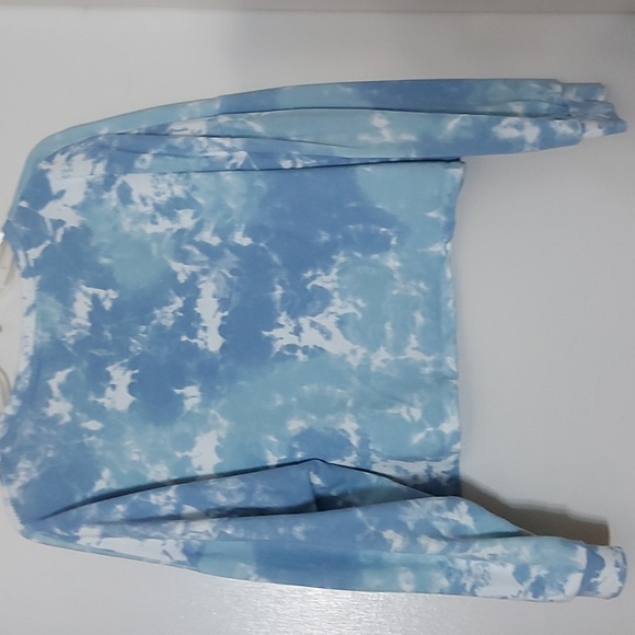 Hippie Rose Cropped Tie Dye Sweatshirt - Picture 9 of 9